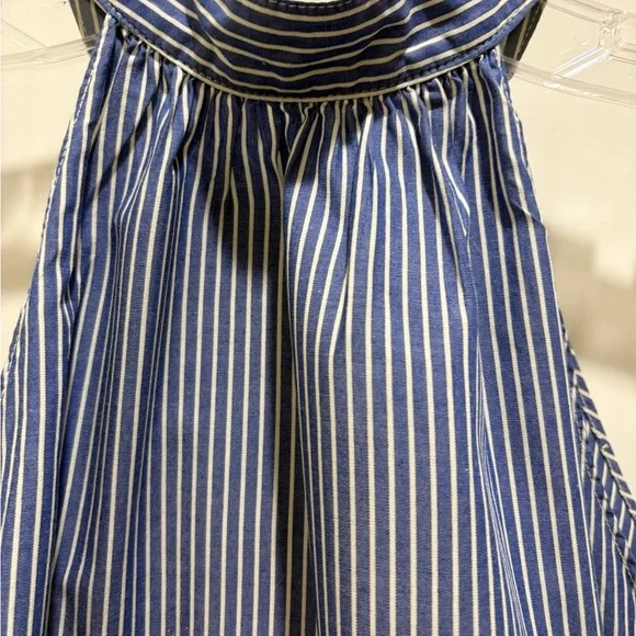 Nili Lotan Sleeveless Blue & White Stripe Top - Picture 8 of 10